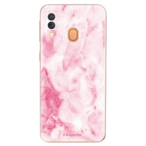 Odolné silikónové puzdro iSaprio - RoseMarble 16 - Samsung Galaxy A40