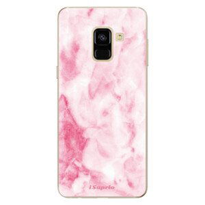 Odolné silikónové puzdro iSaprio - RoseMarble 16 - Samsung Galaxy A8 2018