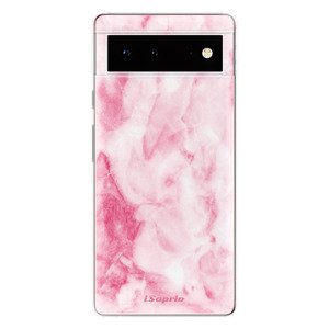 Odolné silikónové puzdro iSaprio - RoseMarble 16 - Google Pixel 6 5G