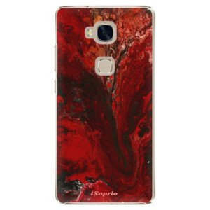 Plastové puzdro iSaprio - RedMarble 17 - Huawei Honor 5X