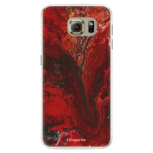 Silikónové puzdro iSaprio - RedMarble 17 - Samsung Galaxy S6 Edge