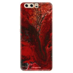 Silikónové puzdro iSaprio - RedMarble 17 - Huawei P10