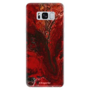 Odolné silikónové puzdro iSaprio - RedMarble 17 - Samsung Galaxy S8