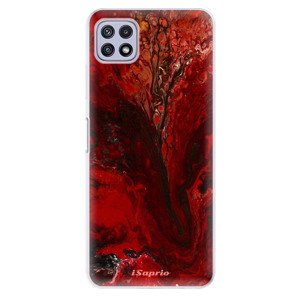 Odolné silikónové puzdro iSaprio - RedMarble 17 - Samsung Galaxy A22 5G