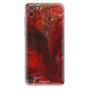 Odolné silikónové puzdro iSaprio - RedMarble 17 - Honor 9S