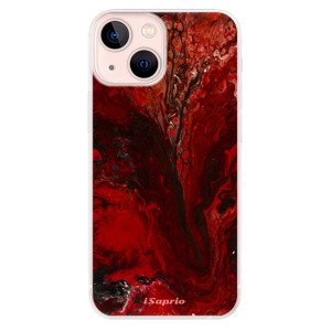 Odolné silikónové puzdro iSaprio - RedMarble 17 - iPhone 13 mini