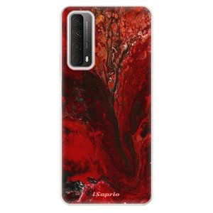 Odolné silikónové puzdro iSaprio - RedMarble 17 - Huawei P Smart 2021