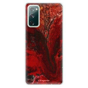 Odolné silikónové puzdro iSaprio - RedMarble 17 - Samsung Galaxy S20 FE