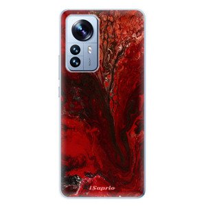 Odolné silikónové puzdro iSaprio - RedMarble 17 - Xiaomi 12 Pro