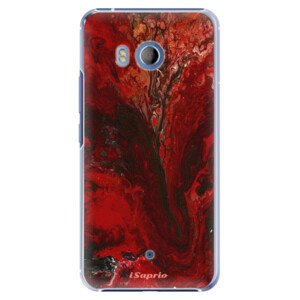 Plastové puzdro iSaprio - RedMarble 17 - HTC U11