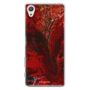 Plastové puzdro iSaprio - RedMarble 17 - Sony Xperia X