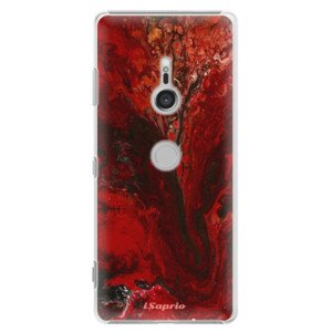 Plastové puzdro iSaprio - RedMarble 17 - Sony Xperia XZ3