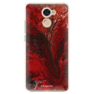 Plastové puzdro iSaprio - RedMarble 17 - Huawei Y7 / Y7 Prime