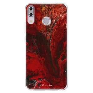 Plastové puzdro iSaprio - RedMarble 17 - Asus ZenFone 5Z ZS620KL