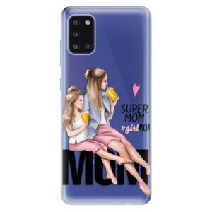 Odolné silikónové puzdro iSaprio - Milk Shake - Blond - Samsung Galaxy A31