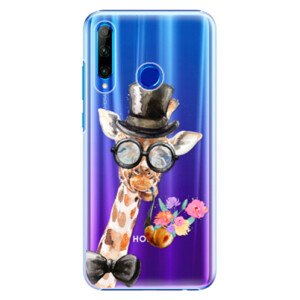 Plastové puzdro iSaprio - Sir Giraffe - Huawei Honor 20 Lite