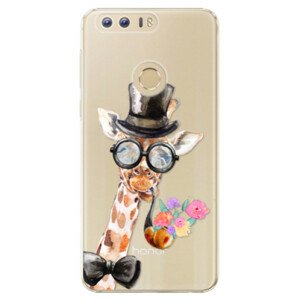 Plastové puzdro iSaprio - Sir Giraffe - Huawei Honor 8