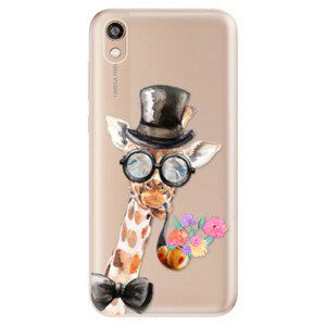 Odolné silikónové puzdro iSaprio - Sir Giraffe - Huawei Honor 8S