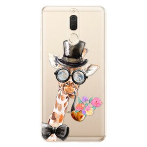 Odolné silikónové puzdro iSaprio - Sir Giraffe - Huawei Mate 10 Lite