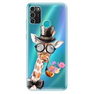 Odolné silikónové puzdro iSaprio - Sir Giraffe - Honor 9A