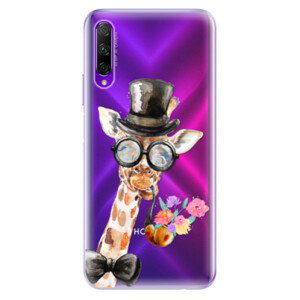 Odolné silikónové puzdro iSaprio - Sir Giraffe - Honor 9X Pro