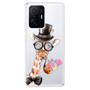 Odolné silikónové puzdro iSaprio - Sir Giraffe - Xiaomi 11T / 11T Pro