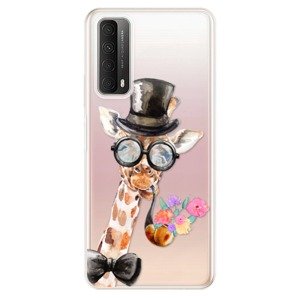 Odolné silikónové puzdro iSaprio - Sir Giraffe - Huawei P Smart 2021