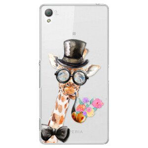 Plastové puzdro iSaprio - Sir Giraffe - Sony Xperia Z3
