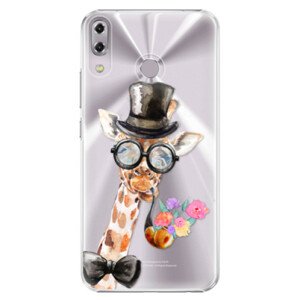 Plastové puzdro iSaprio - Sir Giraffe - Asus ZenFone 5 ZE620KL