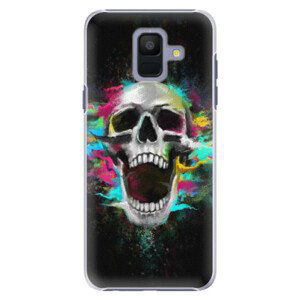 Plastové puzdro iSaprio - Skull in Colors - Samsung Galaxy A6