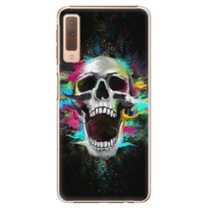 Plastové puzdro iSaprio - Skull in Colors - Samsung Galaxy A7 (2018)