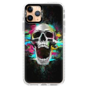 Silikónové puzdro Bumper iSaprio - Skull in Colors - iPhone 11 Pro