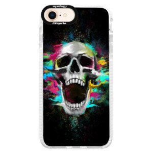 Silikónové púzdro Bumper iSaprio - Skull in Colors - iPhone 8