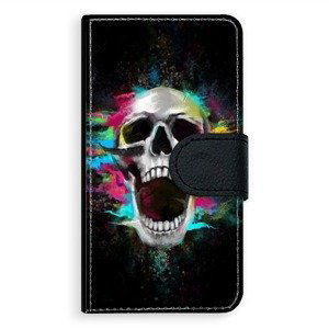 Univerzálne flipové puzdro iSaprio - Skull in Colors - Flip M