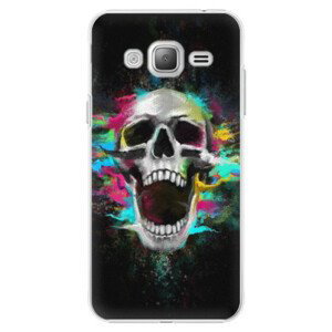 Plastové puzdro iSaprio - Skull in Colors - Samsung Galaxy J3