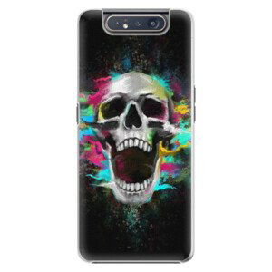 Plastové puzdro iSaprio - Skull in Colors - Samsung Galaxy A80