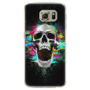 Plastové puzdro iSaprio - Skull in Colors - Samsung Galaxy S6 Edge