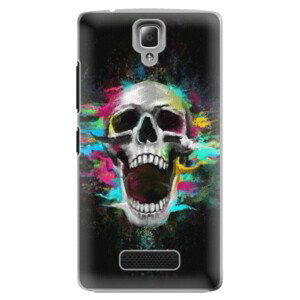 Plastové puzdro iSaprio - Skull in Colors - Lenovo A2010