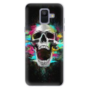 Silikónové puzdro iSaprio - Skull in Colors - Samsung Galaxy A6