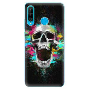 Odolné silikonové pouzdro iSaprio - Skull in Colors - Huawei P30 Lite