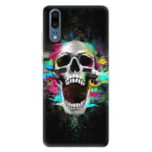 Silikónové puzdro iSaprio - Skull in Colors - Huawei P20