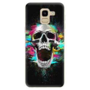 Odolné silikónové puzdro iSaprio - Skull in Colors - Samsung Galaxy J6