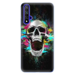 Odolné silikónové puzdro iSaprio - Skull in Colors - Huawei Honor 20