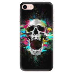 Odolné silikónové puzdro iSaprio - Skull in Colors - iPhone 7