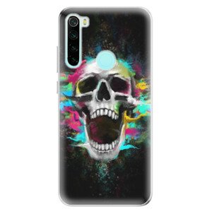 Odolné silikónové puzdro iSaprio - Skull in Colors - Xiaomi Redmi Note 8