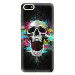 Odolné silikónové puzdro iSaprio - Skull in Colors - Huawei Y5 2018