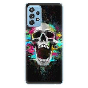 Odolné silikónové puzdro iSaprio - Skull in Colors - Samsung Galaxy A72