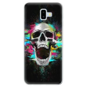 Odolné silikónové puzdro iSaprio - Skull in Colors - Samsung Galaxy J6+