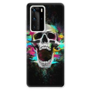 Odolné silikónové puzdro iSaprio - Skull in Colors - Huawei P40 Pro