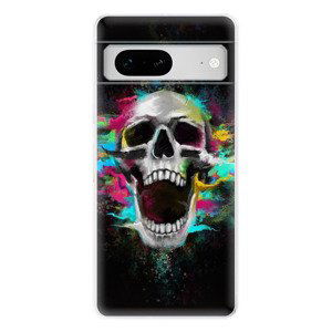 Odolné silikónové puzdro iSaprio - Skull in Colors - Google Pixel 7 5G